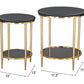 Koper Black Coffee Table Set (2-Piece)