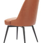 Keppel Swivel Dining Chair (Set of 2) in Brown