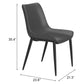 Magnus Dining Chair (Set of 2) in Black