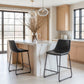 Smart Counter Stool (Set of 2) in Black
