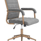 Auction Office Chair in Gray