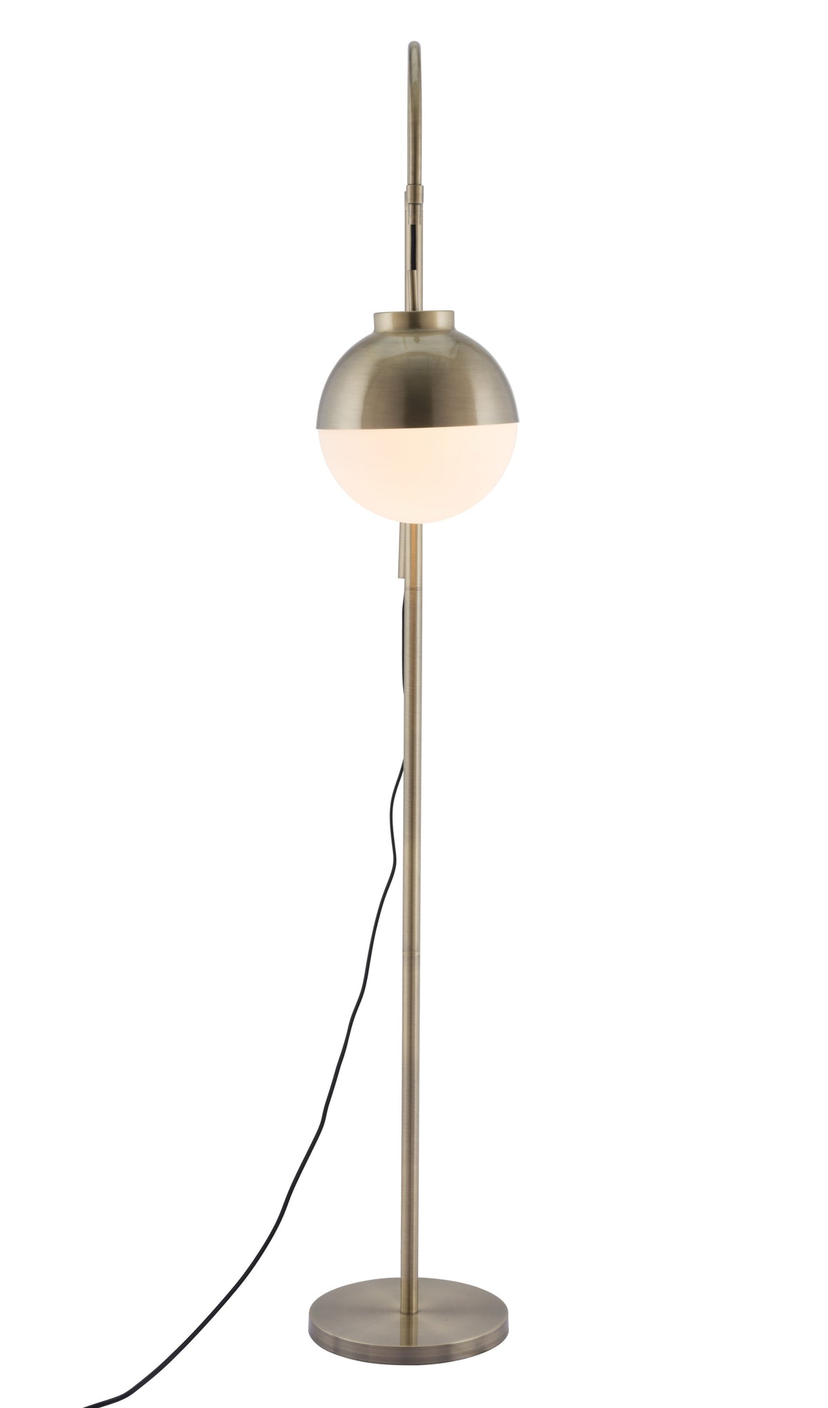 Waterloo White & Bronze Floor Lamp