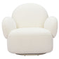 Pilka White Swivel Chair