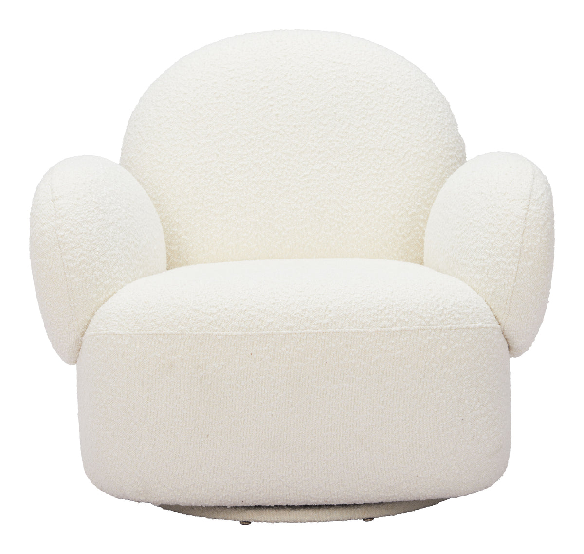 Pilka White Swivel Chair