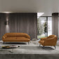Leonia Contemporary Italian Leather Loveseat Sofa 66” - Revel Sofa 