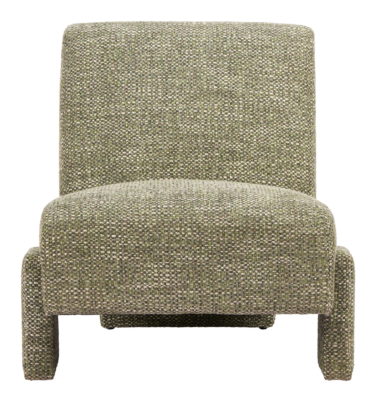 Orleen Checker Green Accent Chair