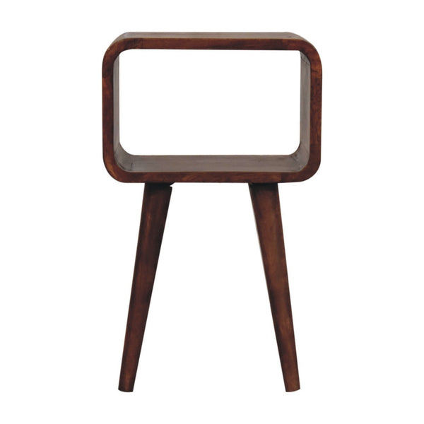 Rowena Caramel Solid Wood Nightstand – 11.8