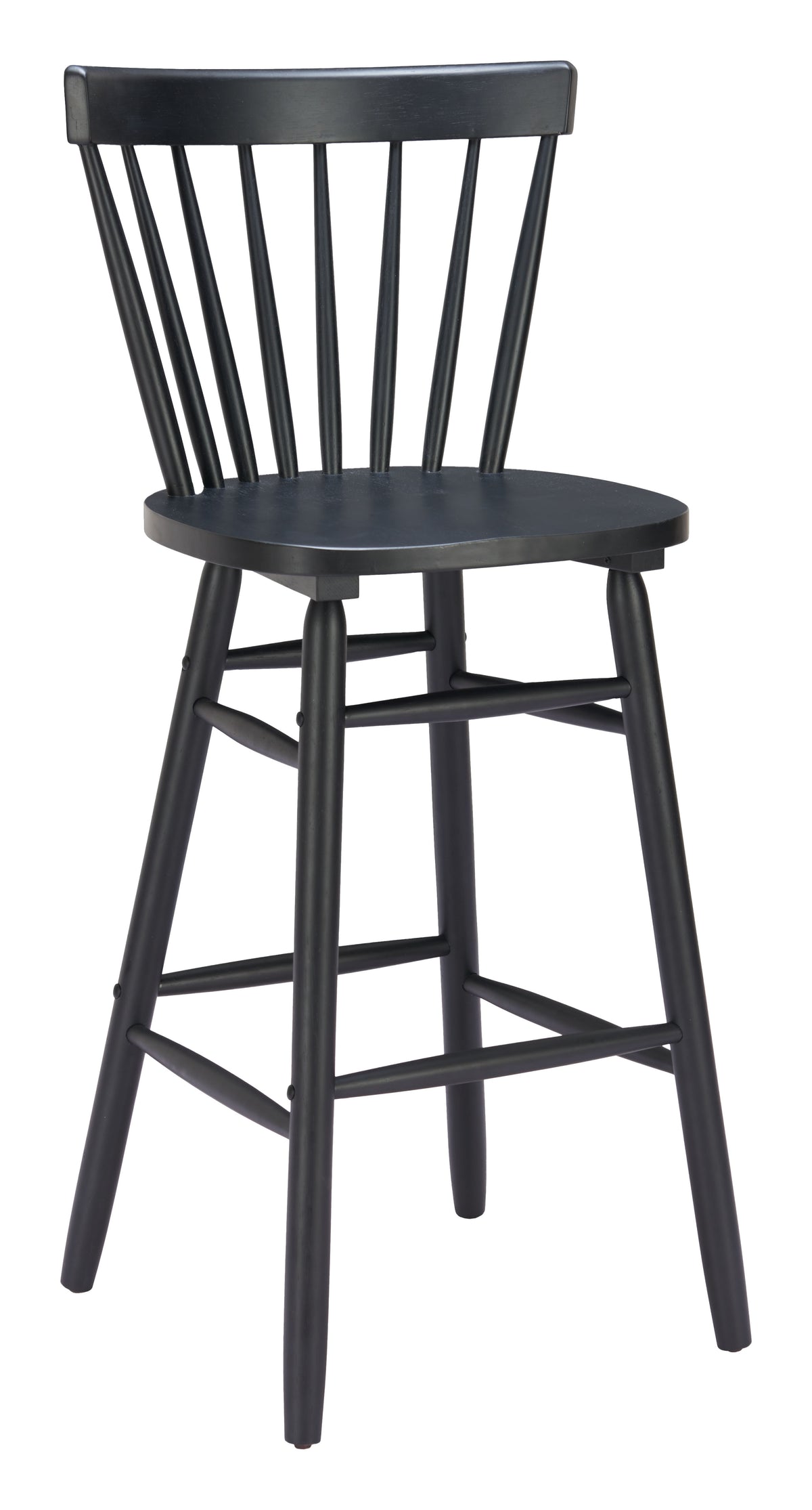 Tyce Barstool (Set of 2) in Black
