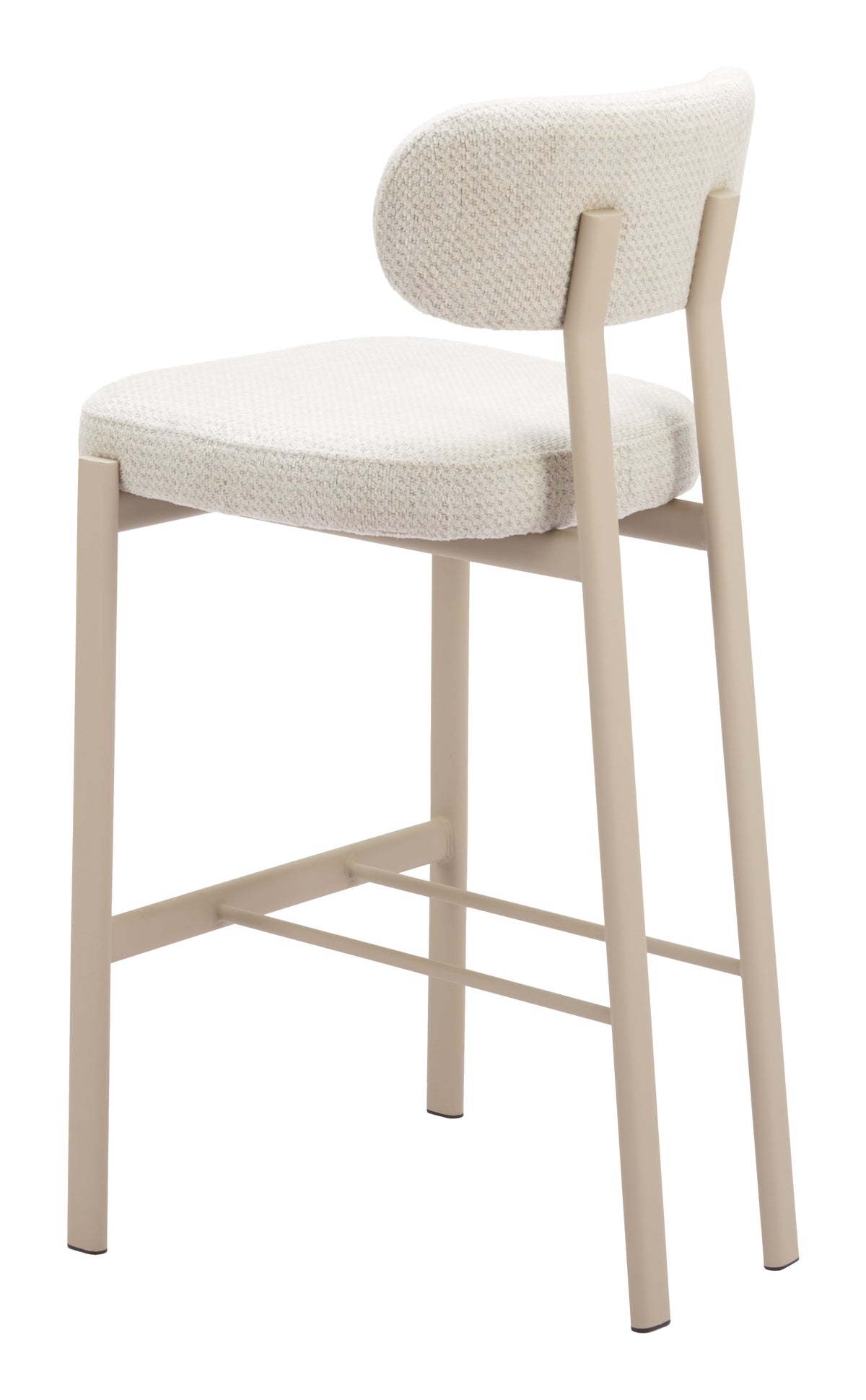 Aurea Light Gray Barstool (Set of 2)
