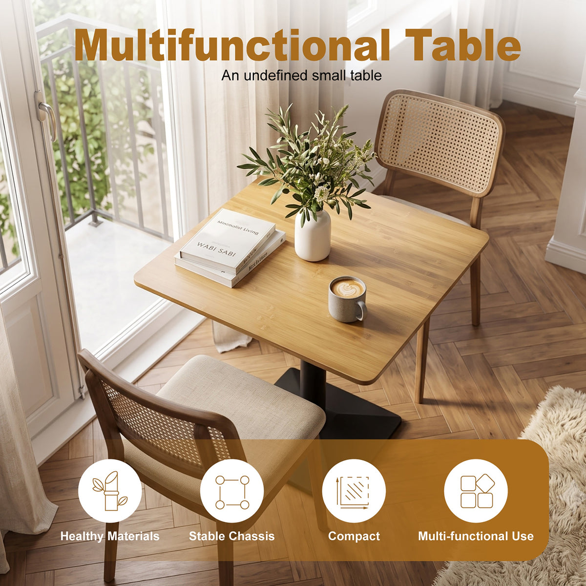 Crispin Bamboo Dining Table
