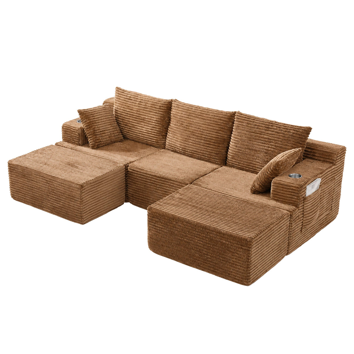 Tallis Modular Sectional in Brown