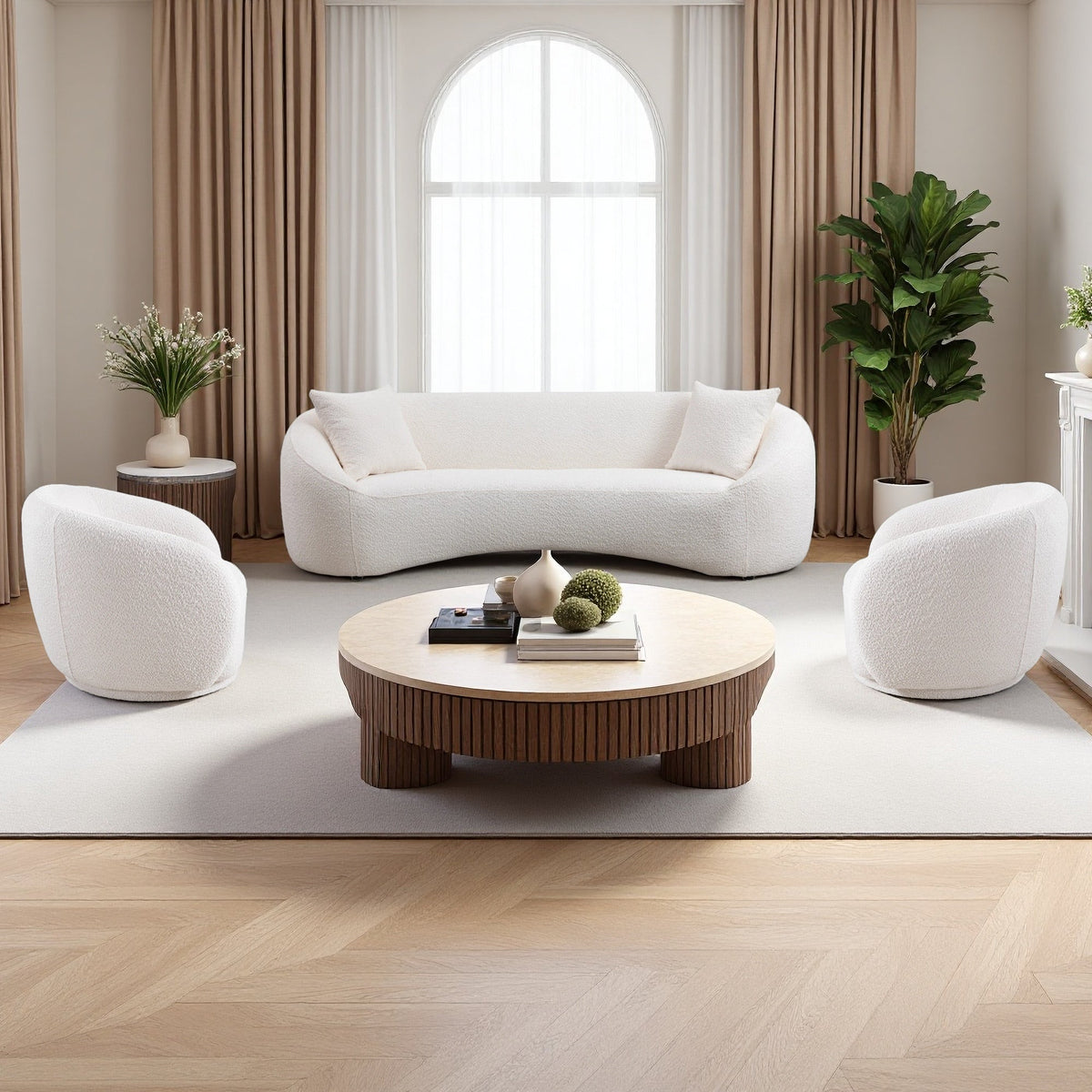 Lysander Curved Sofa