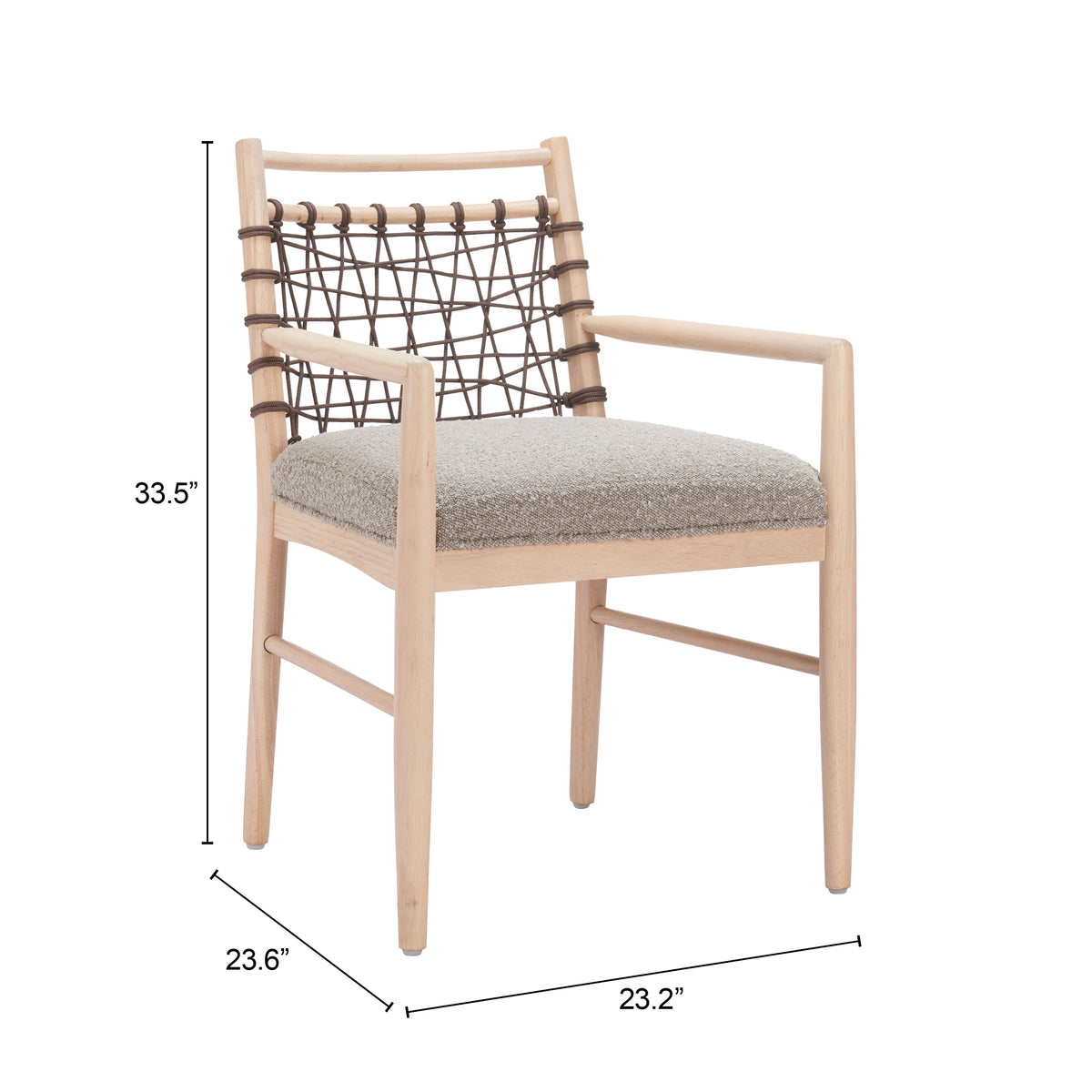 Wezly Dining Chair (Set of 2) in Gray