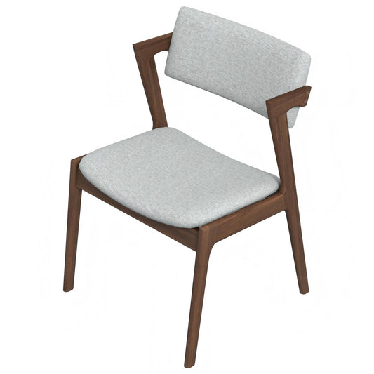 Edwin Light Gray Fabric Dining Chair