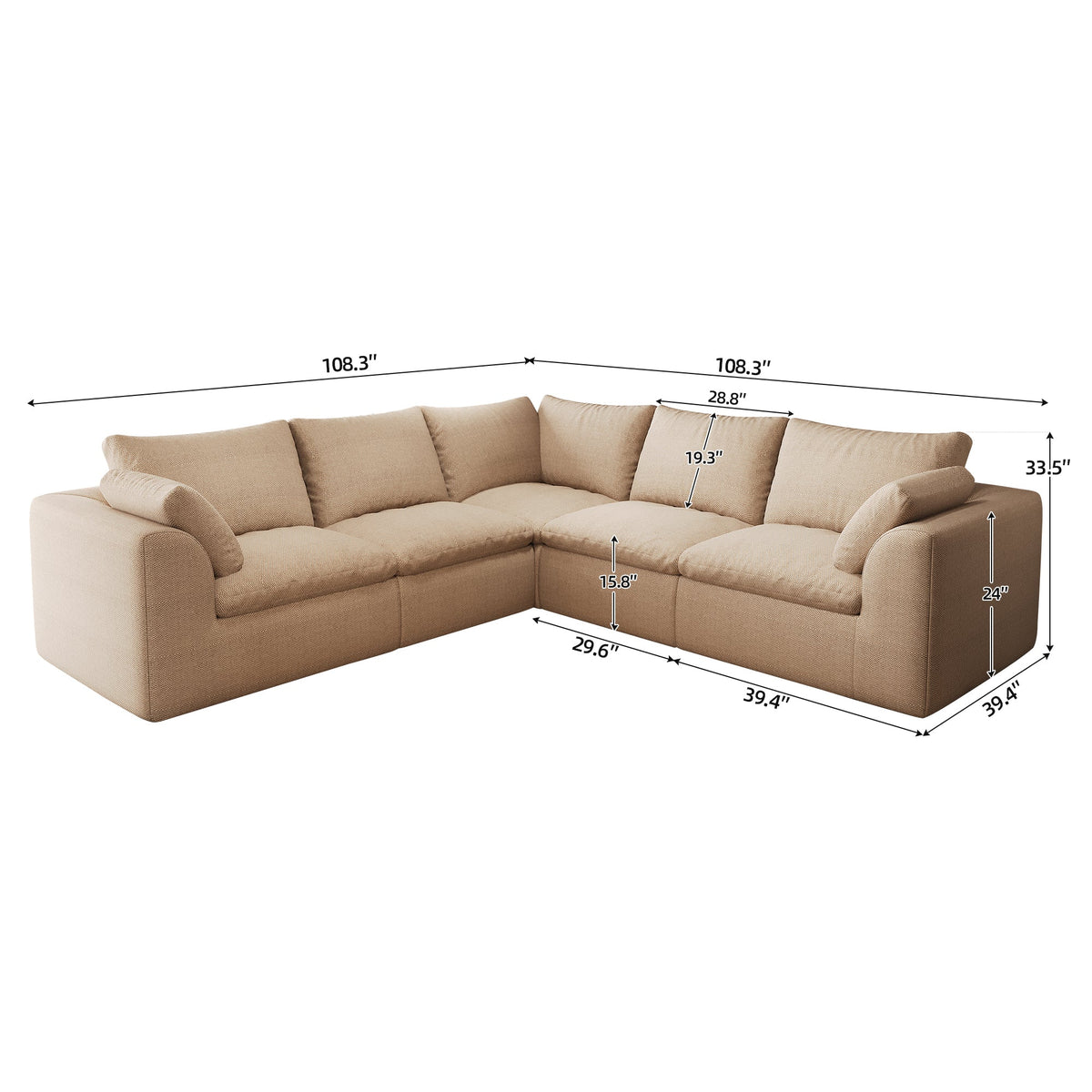 Pelham Cloud Modular Sectional