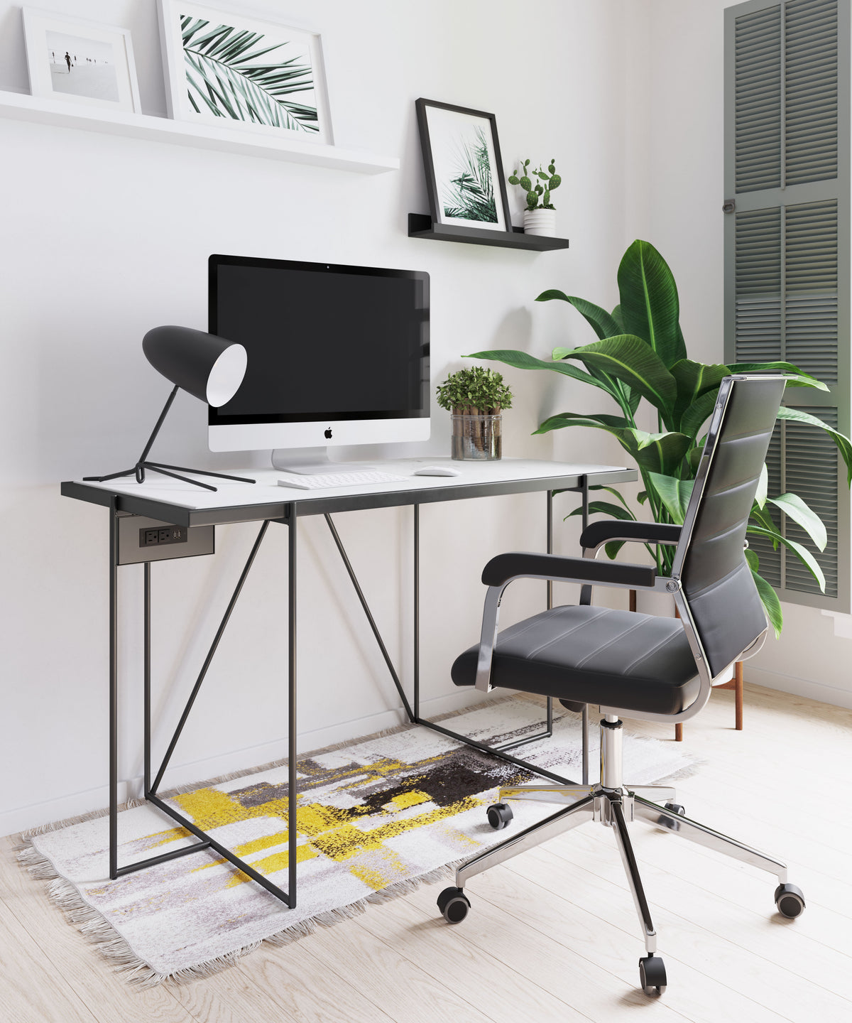 Liderato Black Office Chair