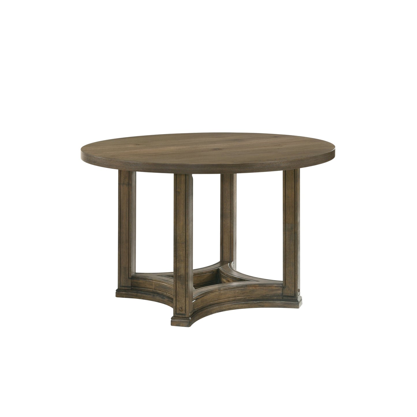 Parfield Oak Synthetic Wood Dining Table – 47" Round Dining Table
