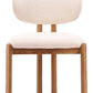 Rosetta Beige & Walnut Dining Chair (Set of 2)