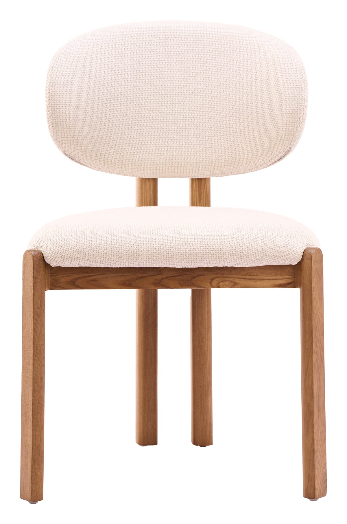 Rosetta Beige & Walnut Dining Chair (Set of 2)