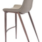 Magnus Barstool (Set of 2) in Brown & Walnut