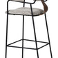 Couva Gray Tweed Barstool (Set of 2)