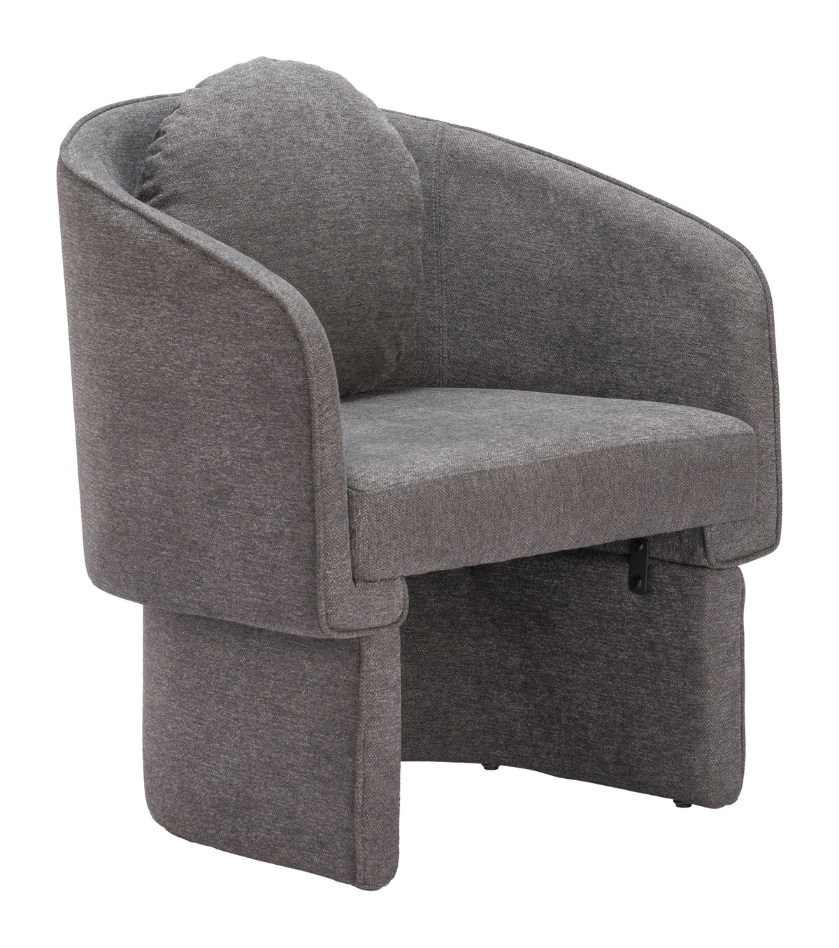 Olya Truffle Gray Accent Chair