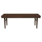Banco Mid-Century moderno de madera maciza 'Mia'