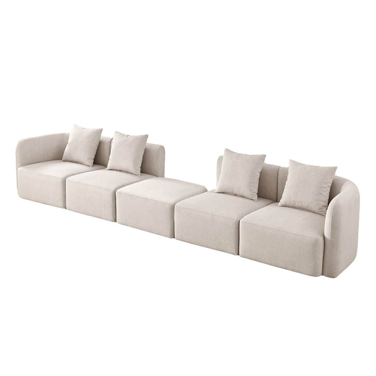 Gaia Velvet Modular Sectional