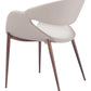 Limay Beige & Walnut Dining Chair (Set of 2)