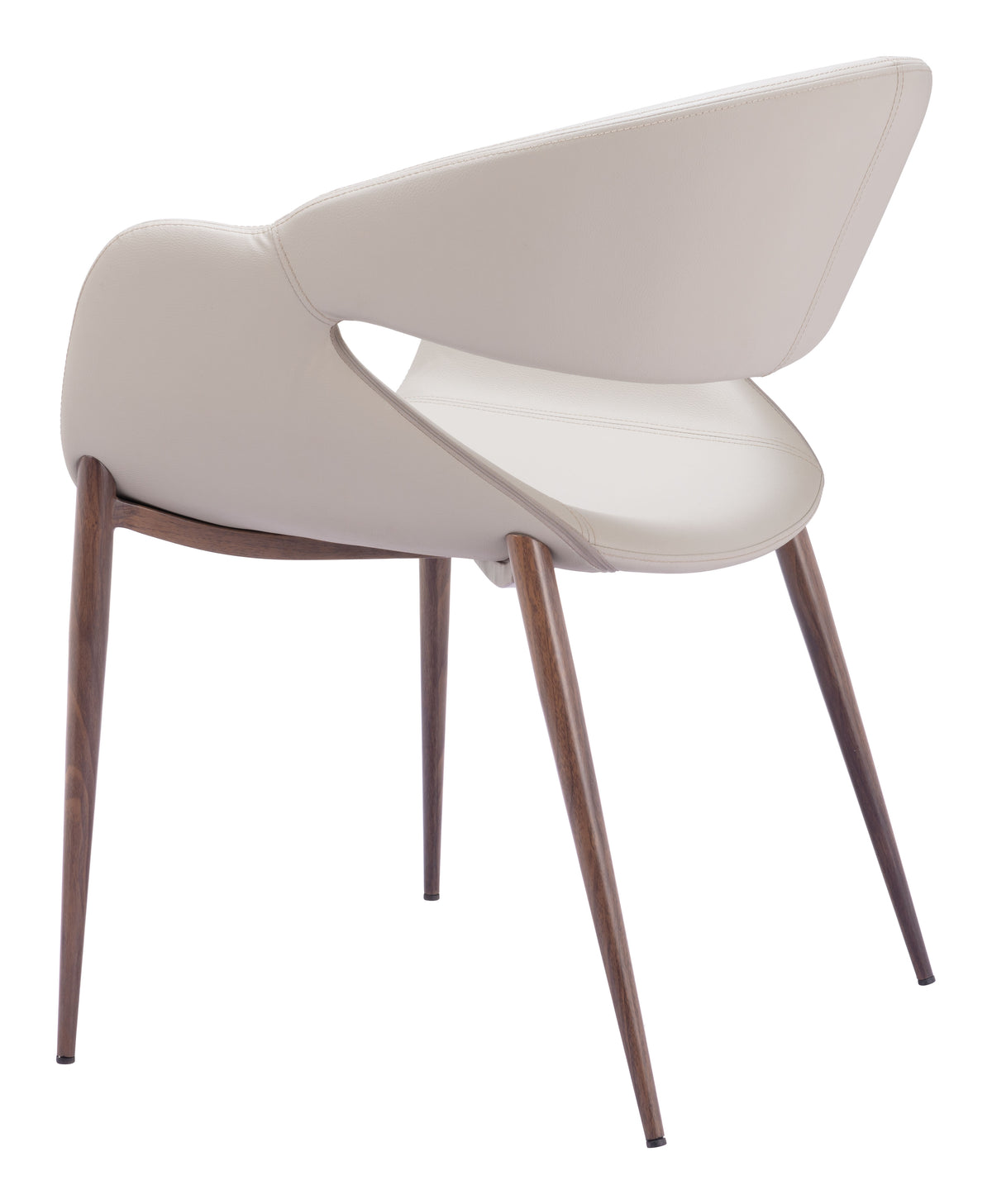 Limay Beige & Walnut Dining Chair (Set of 2)