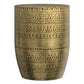 Johnsen Metal Accent Table in Antique Gold