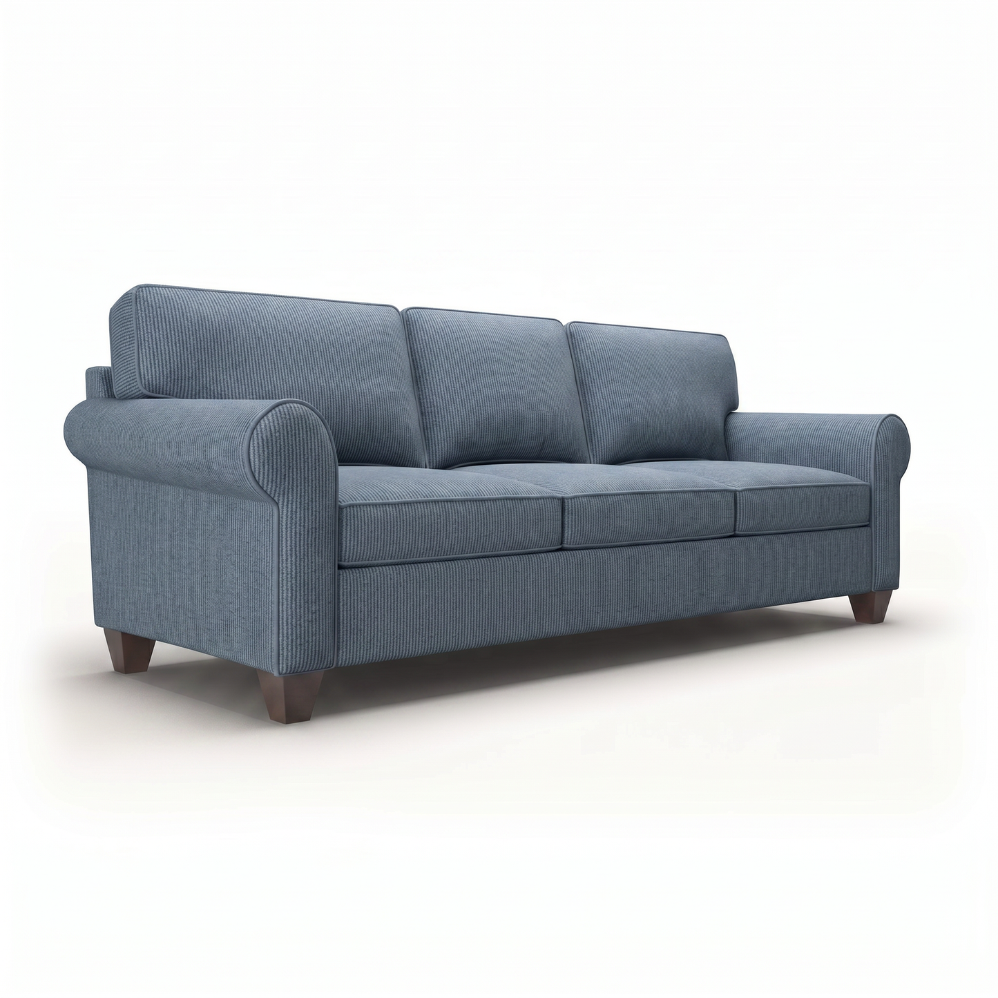 Augusta Sofa – Made in USA, Custom Fabric Options, 83" Classic Design - Leslie Peacock - Fabric (5)
