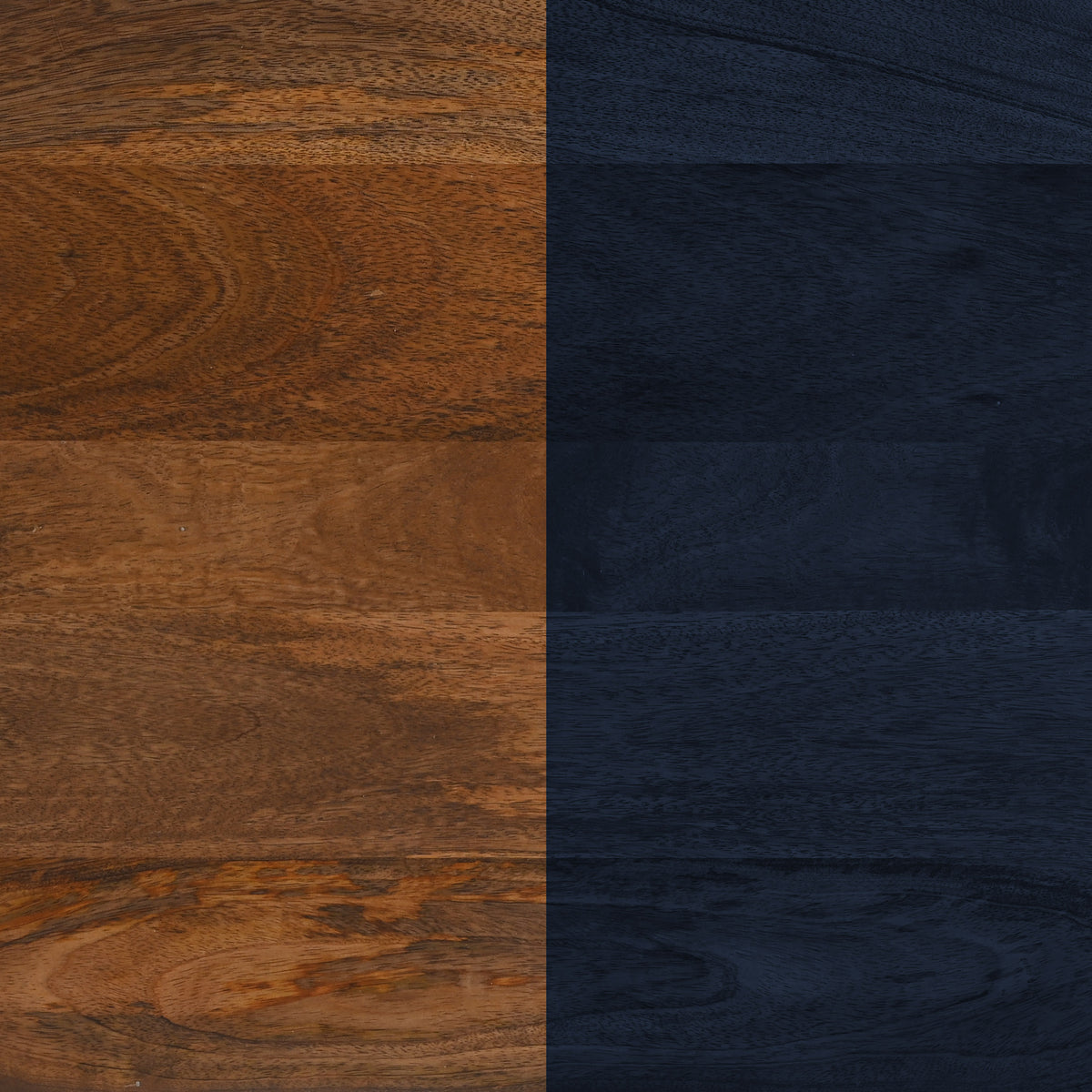 Tornos Side Table in Walnut & Deep Blue
