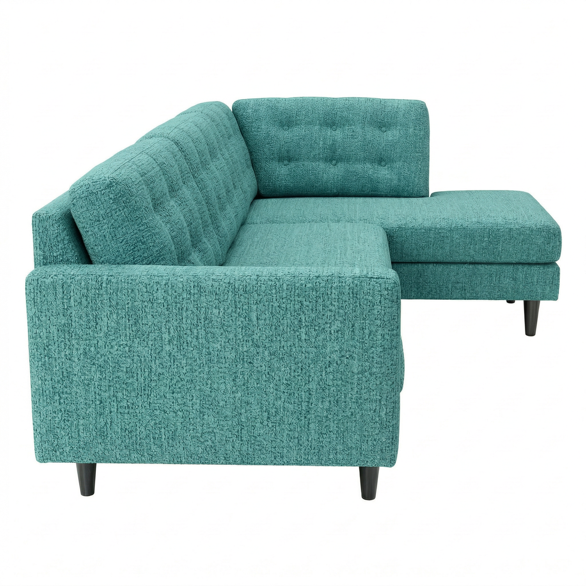 Talmadge Sectional Sofa – 120" L-Shaped, Made in USA - Hepburn Emerald - Fabric (5)