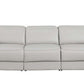 103" Italian Leather Reclining USB Sofa | Power Recliner Couch in modern design with premium upholstery.