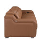 103" Italian Leather Reclining USB Sofa | Power Recliner Couch side view with premium leather upholstery and power features.