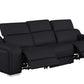 103" Italian Leather Reclining USB Sofa | Power Recliner Couch with dual power recline features and modern design.