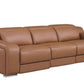 103" Italian Leather Reclining USB Sofa | Power Recliner Couch featuring modern design and luxurious leather upholstery.