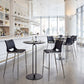 Ace Barstool (Set of 2) in Black & Silver