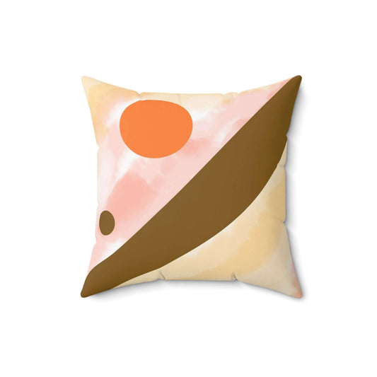 Spun Polyester Square Designer Accent Pillow - Revel Sofa 