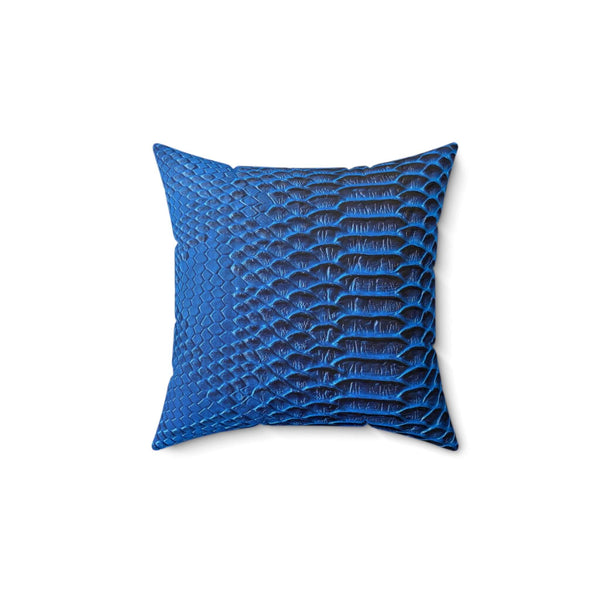 Spun Polyester Square Designer Accent Pillow (Snake Skin) - Revel Sofa