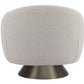 Modan Misty Gray Swivel Chair