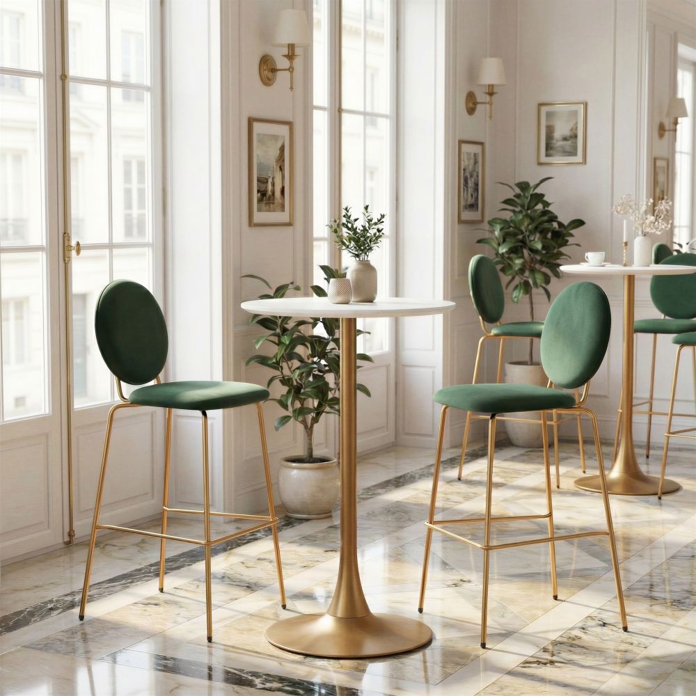 Auray Round Bistro Bar Table