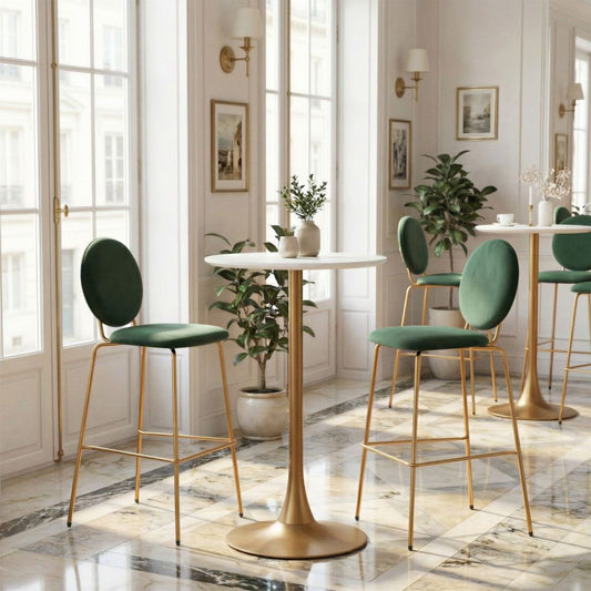 Auray Round Bistro Bar Table