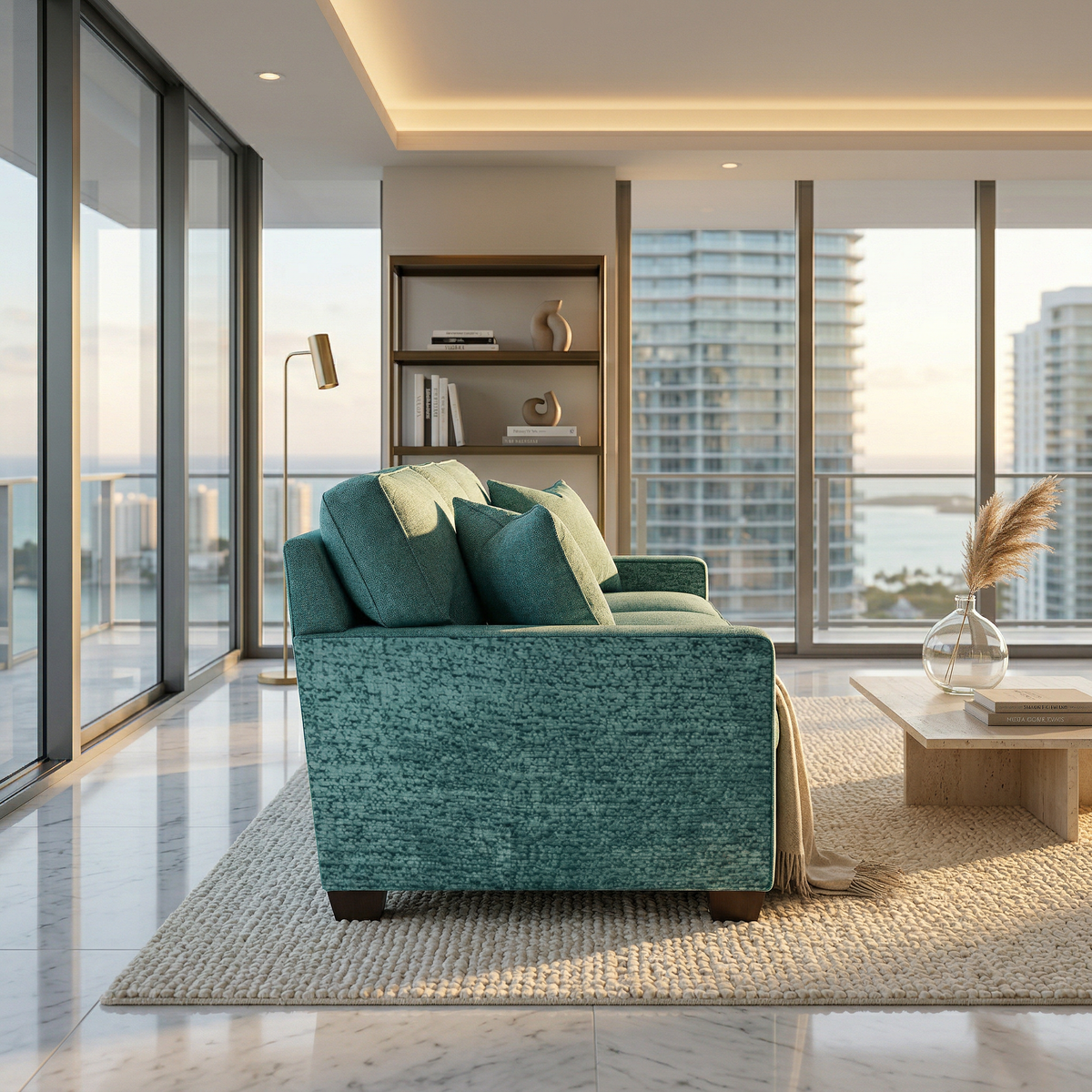 Clifford 2-Arm Sofa – Handcrafted in the USA, Custom Fabric Options - Leslie Peacock - Fabric (5)