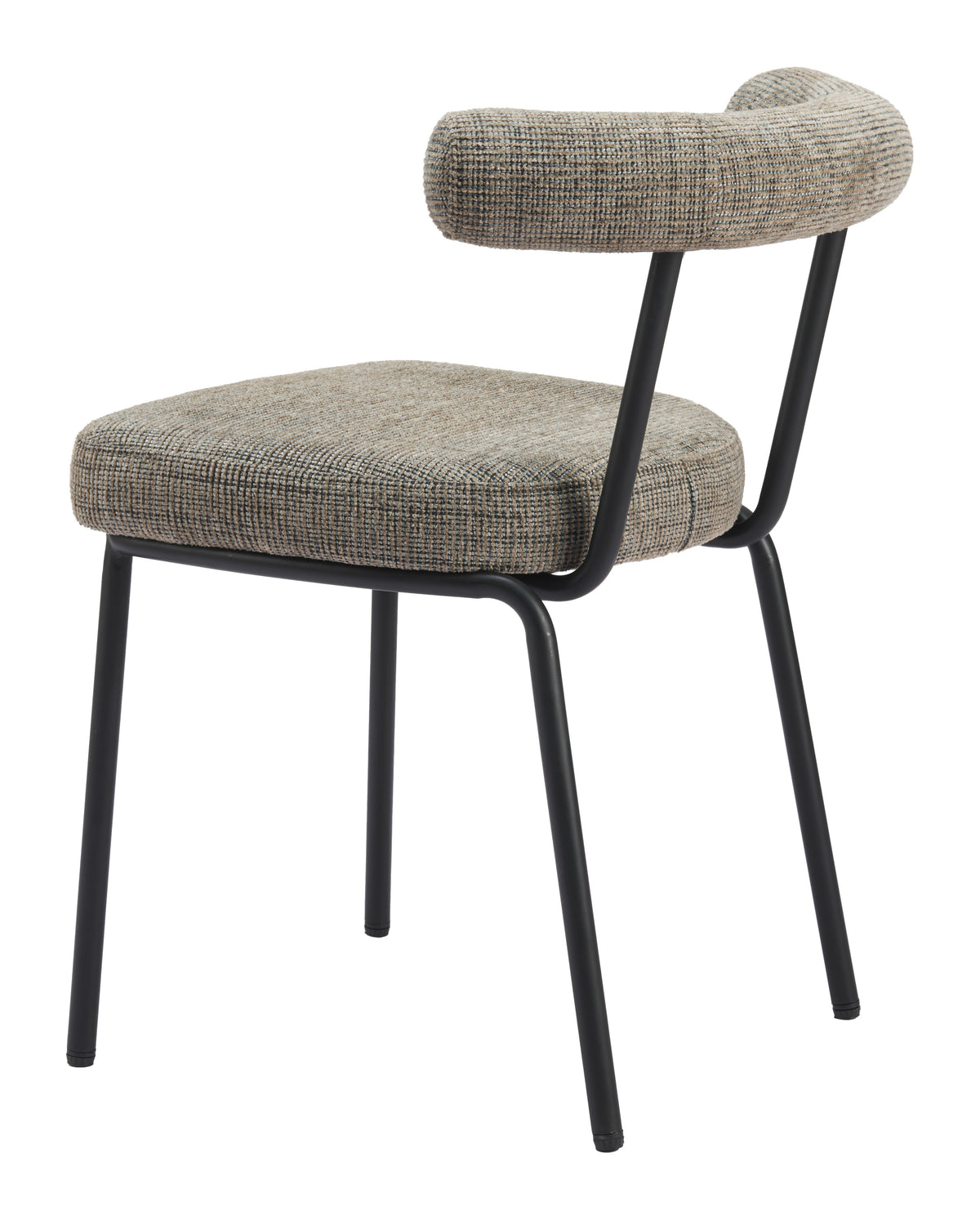 Kede Green Tweed Dining Chair (Set of 2)