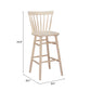 Tyce Barstool (Set of 2) in Natural