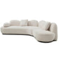 Meryl Curved Boucle Sofa