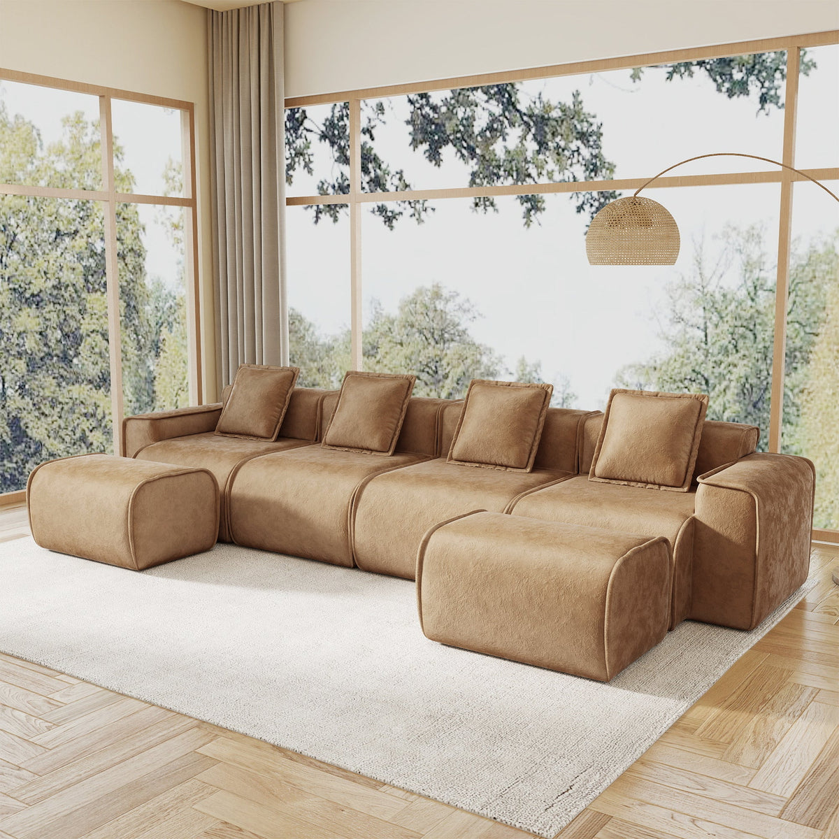 Brisa Velvet Modular Sectional