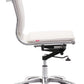 Lider Plus Armless Office Chair in White